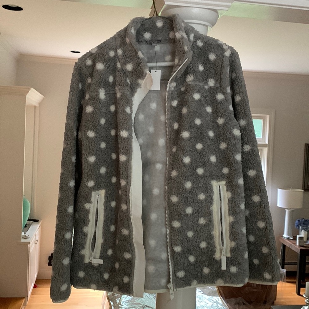 Talbots grey printed jacket